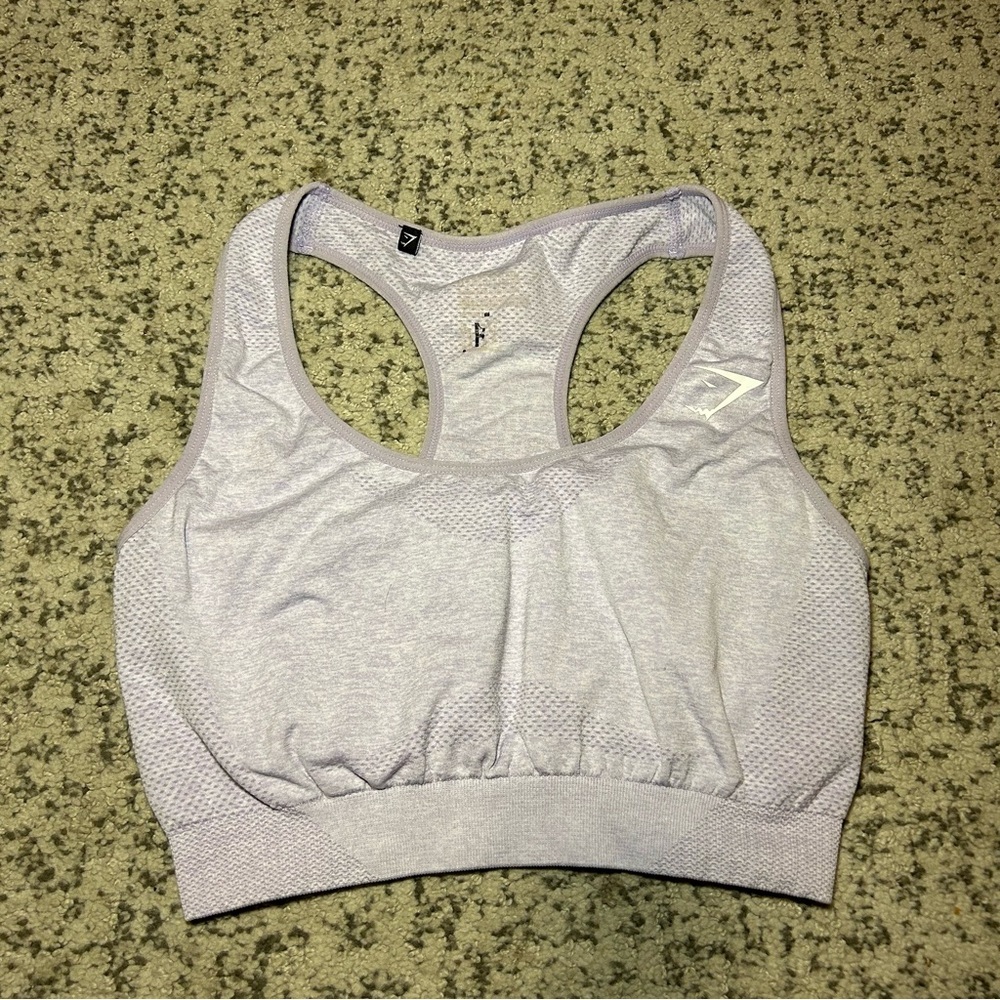 Gymshark Lavender Adapt Fleck Seamless Sports Bra Size Small